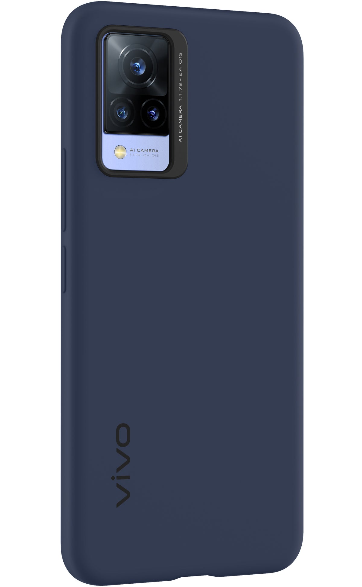 Pouch for vivo V21 5G, Silicone Cover, Blue 6000172