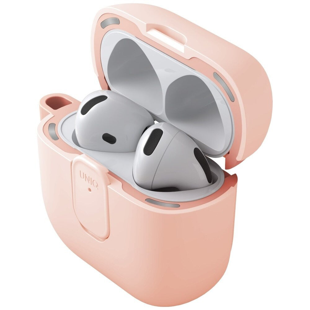 Custodia UNIQ Clyde per Apple AirPods 4, Corallo