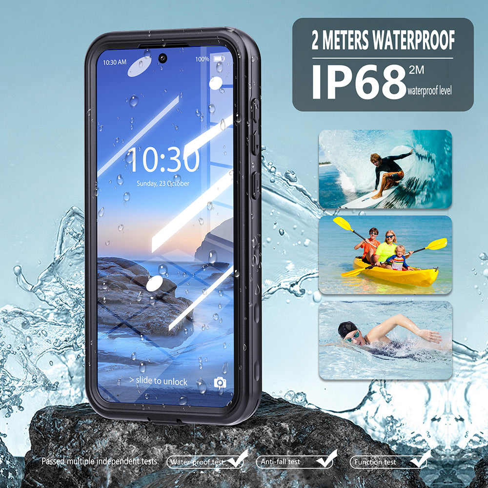 Custodia Waterproof per Samsung Galaxy A26 A266, ShellBox, Nera