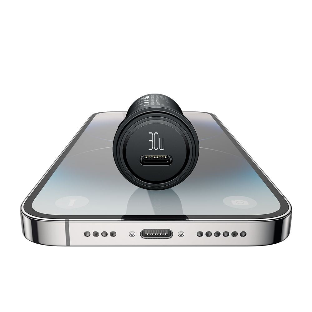 Caricabatterie Auto con Cavo Lightning McDodo CC-7492 Obsidian, 30W, 3A, 1 x USB-C, Nero