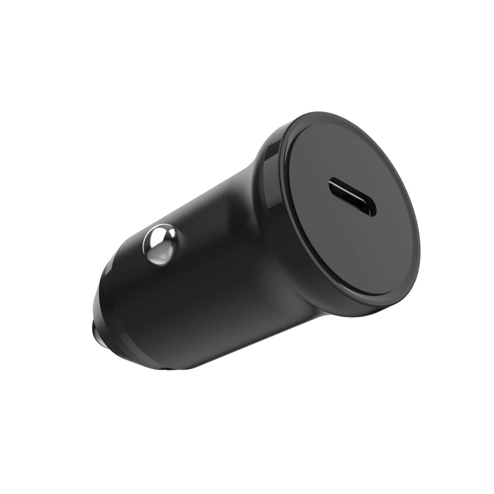 Caricabatterie Auto Fixed, 20W, 3A, 1 x USB-C, Nero