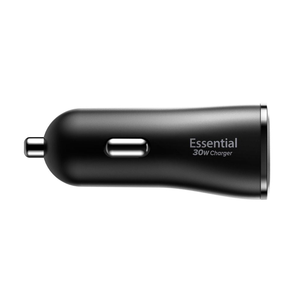 Caricabatterie Auto Spigen EV302 Essential, 30W, 3A, 2 x USB-A, Nero