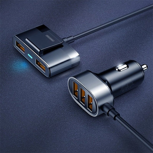 Joyroom Caricabatterie da auto JR-CL03, 21W, 2,1A, 5 x USB-A, nero