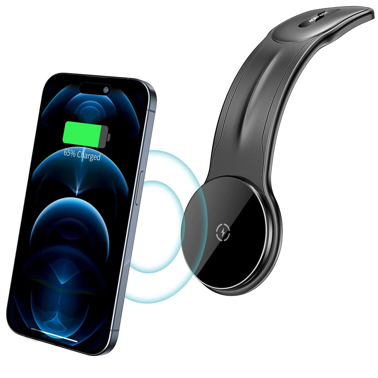 Caricabatterie Auto Wireless Acefast D21, 15W, 1.67A, Nero