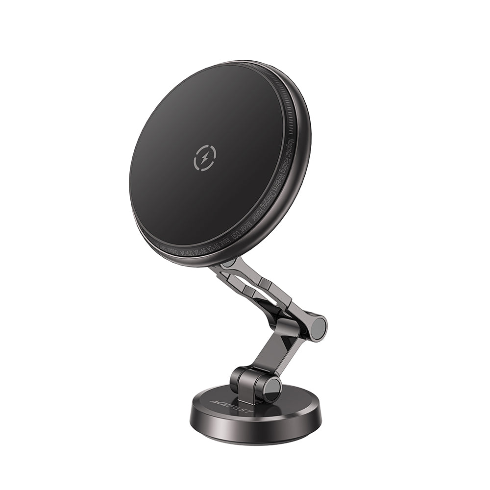 Caricabatterie Auto Wireless Acefast D30, 15W, 1.67A, Nero