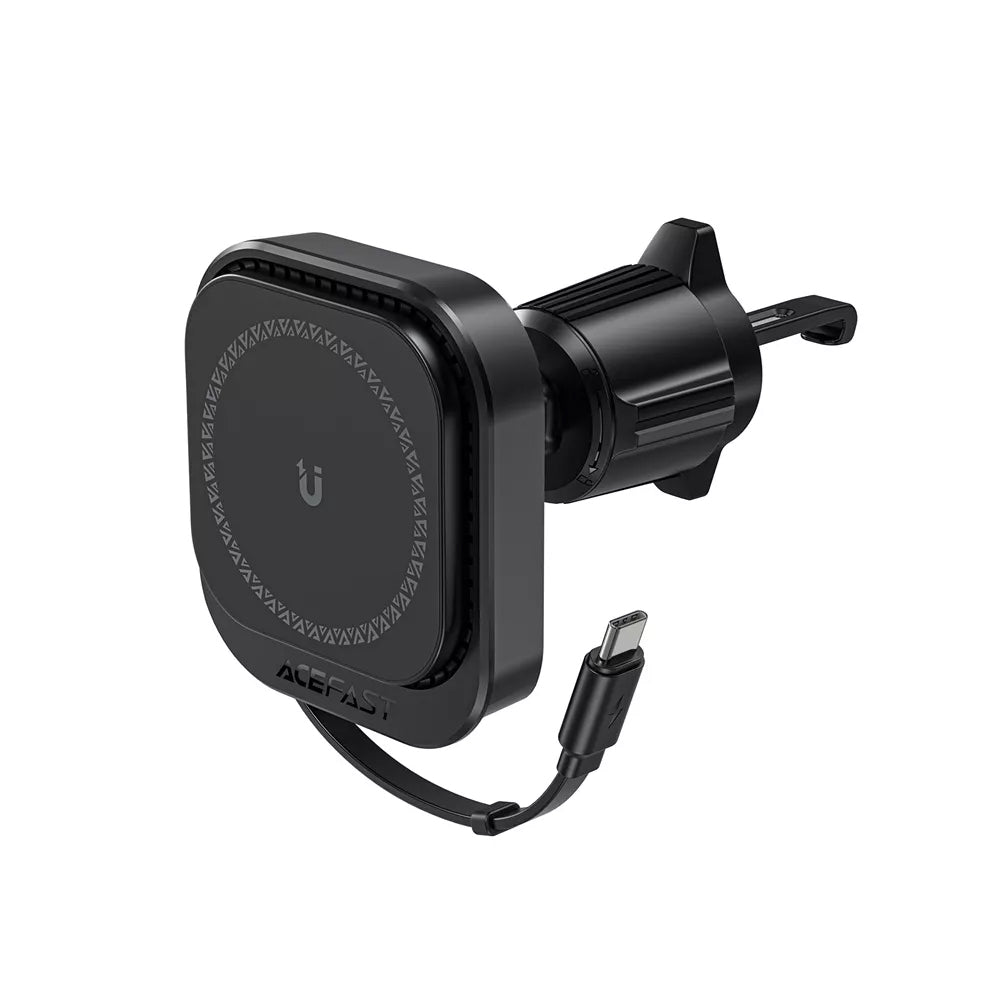 Caricabatterie Auto Wireless Acefast D32, 15W, 1.67A, Nero
