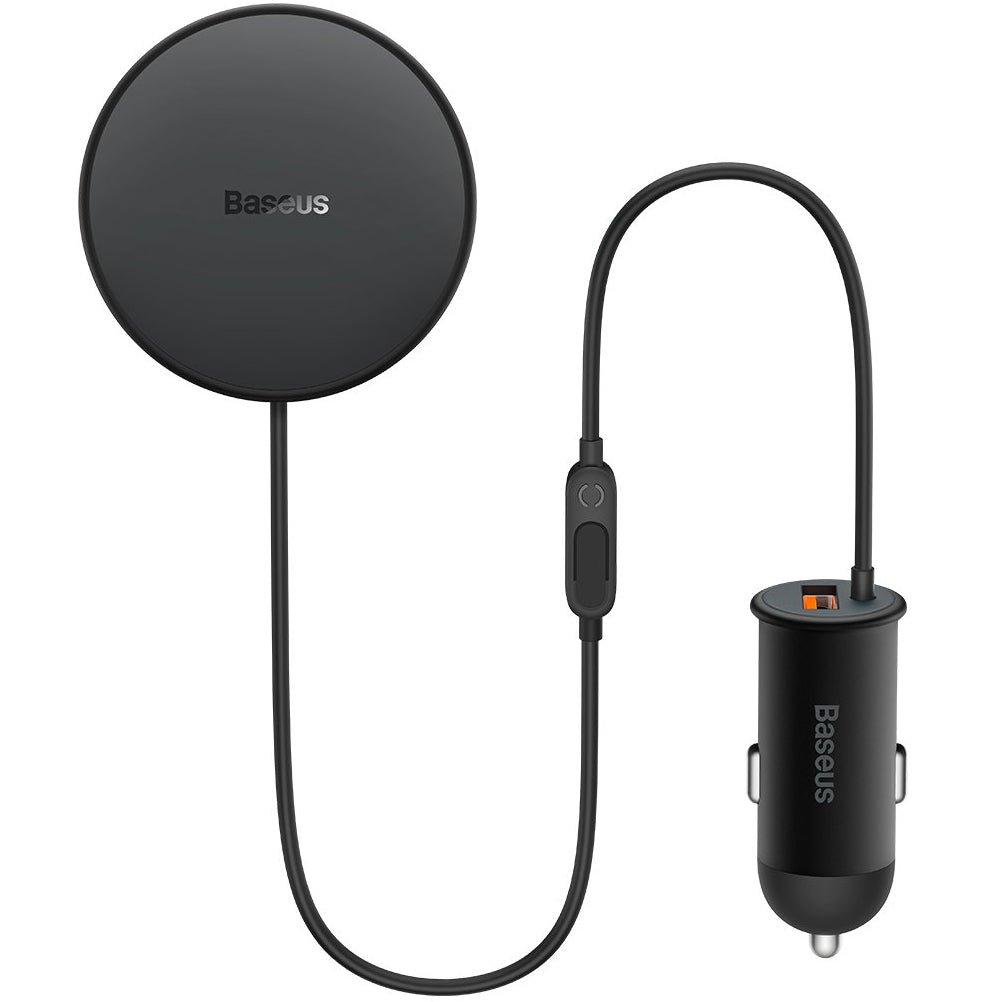 Caricabatterie Auto Wireless Baseus CW01, 40W, 3A, Nero C40141000111-01