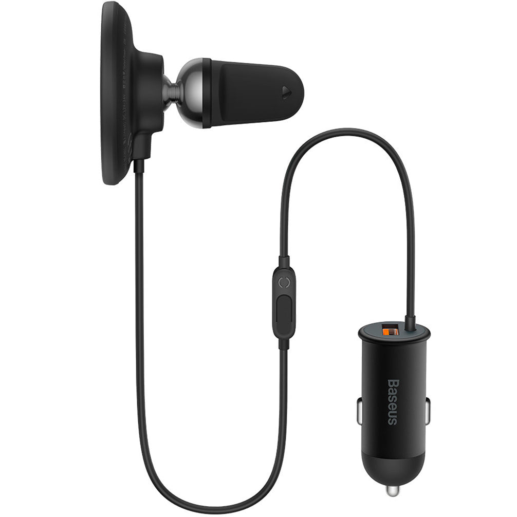 Caricabatterie Auto Wireless Baseus CW01, 40W, 3A, Nero C40141000111-01