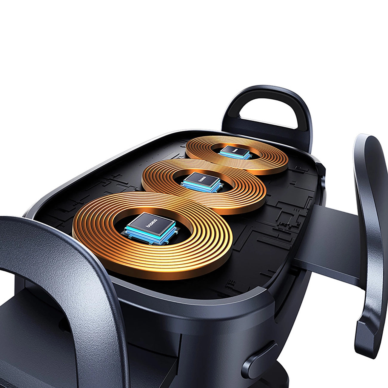 Caricabatterie Auto Wireless Baseus LightChaser, 15W, 1.67A, Nero C40355901111-00