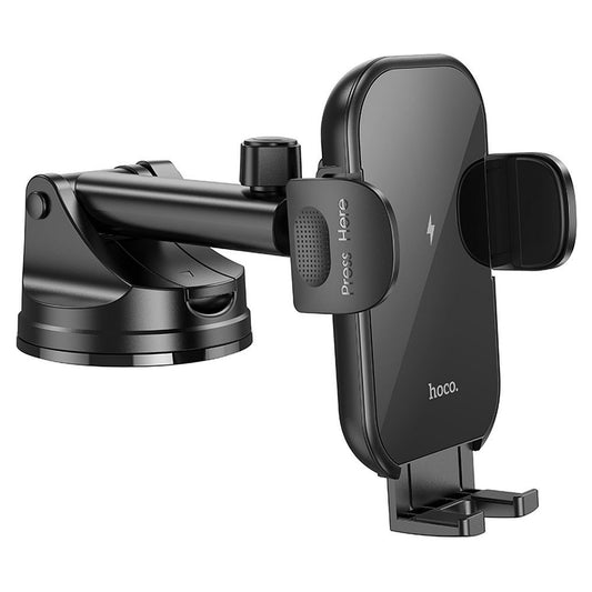 Caricabatterie da auto wireless HOCO HW5, 15W, 1,67A, nero