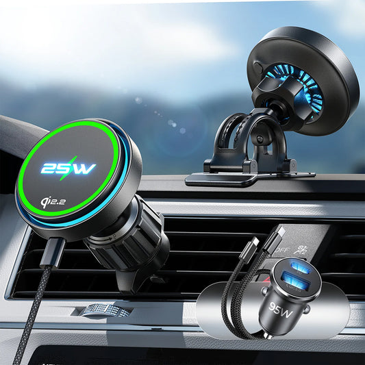 Caricatore Auto Wireless Lisen W116, 25W, Nero YL0225060018