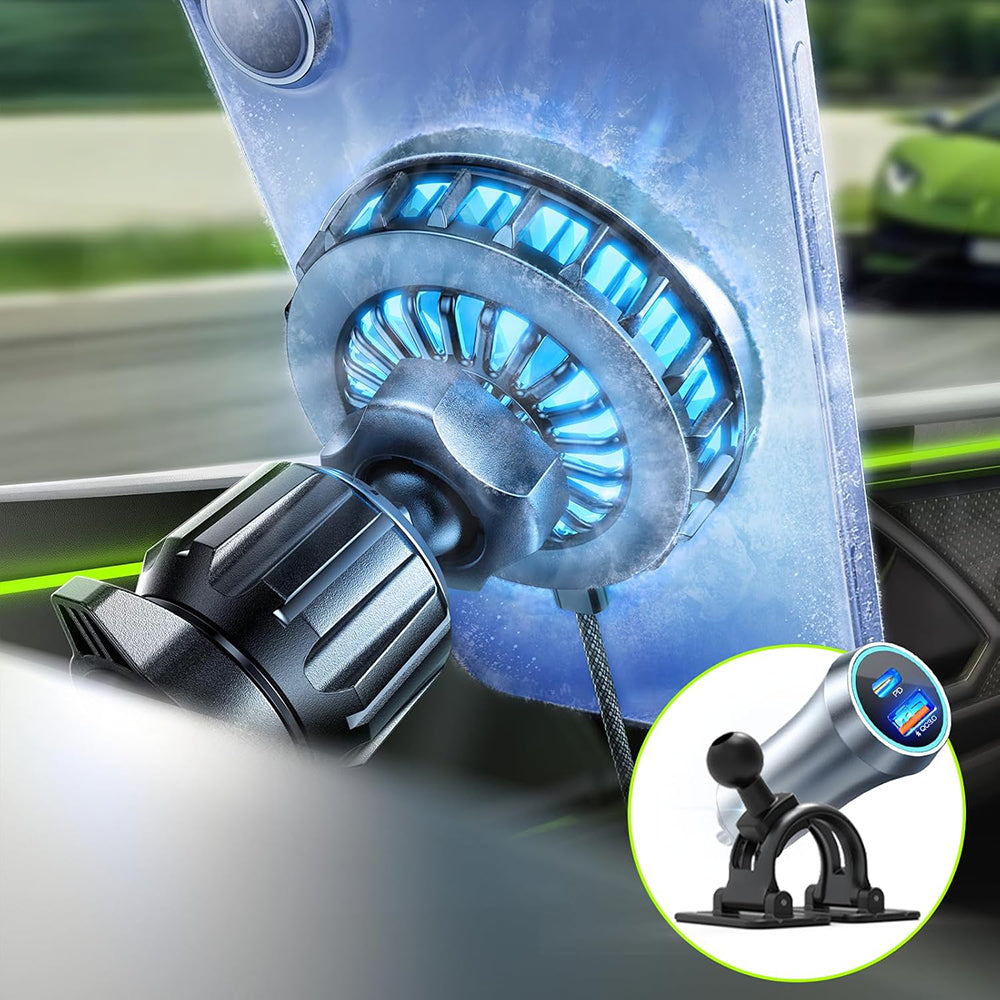 Caricabatterie Auto Wireless Lisen W701, 15W, 1.67A, Nero YL0224060042