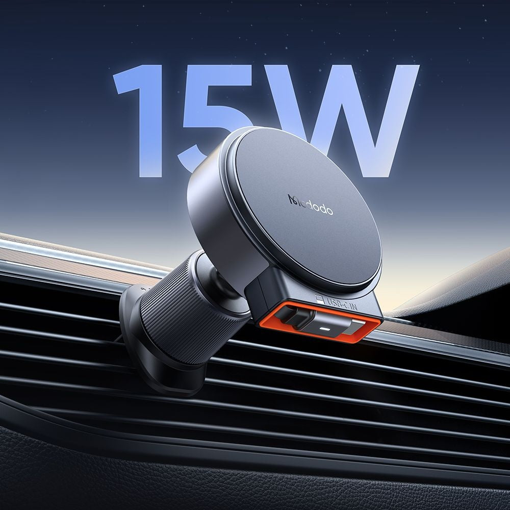Caricabatterie Auto Wireless McDodo CH-3000, 15W, 1.67A, Nero