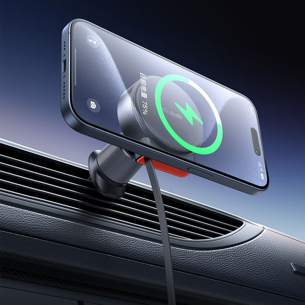 Caricabatterie Auto Wireless McDodo CH-3000, 15W, 1.67A, Nero
