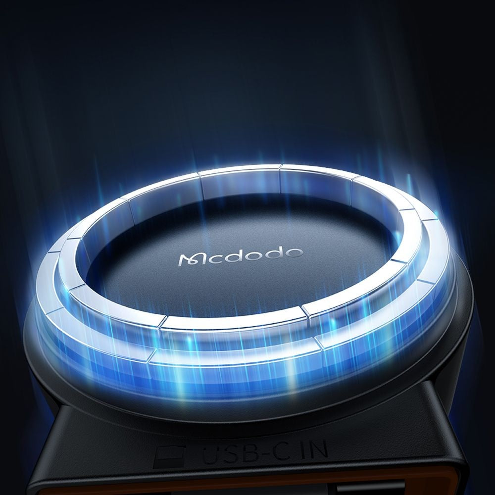 Caricabatterie Auto Wireless McDodo CH-3000, 15W, 1.67A, Nero