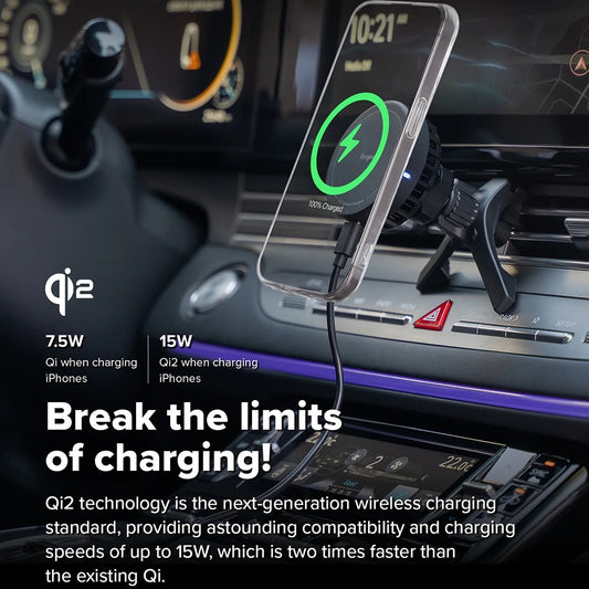 Caricabatterie Auto Wireless Ringke, 15W, 1.67A, Nero