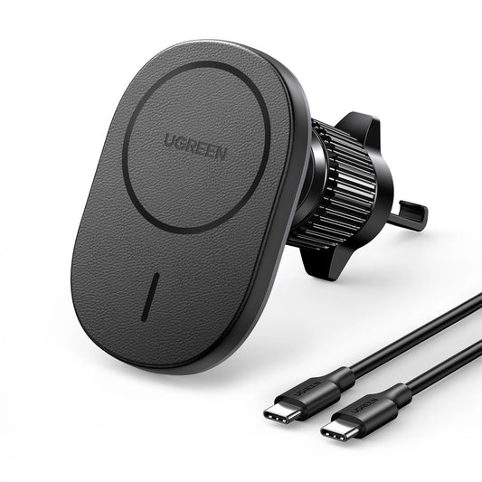 Caricabatterie Auto Wireless UGREEN CD345 Vent, 15W, 1.67A, Nero