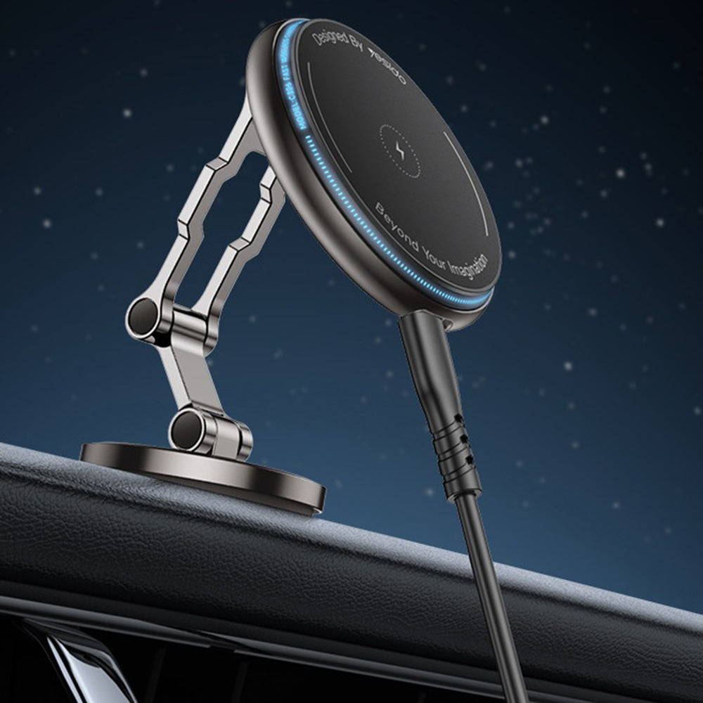 Caricabatterie Auto Wireless Yesido C306, 15W, 1.67A, Nero