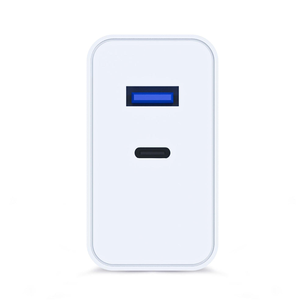 Caricatore da rete 3MK FlowPower, 45W, 1 x USB-A - 1 x USB-C, Bianco