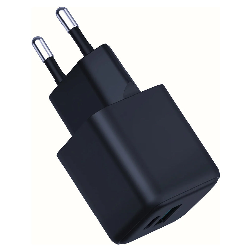 Caricabatterie Retea 3MK Hyper, 20W, 3A, 1 x USB-A - 1 x USB-C, Nero