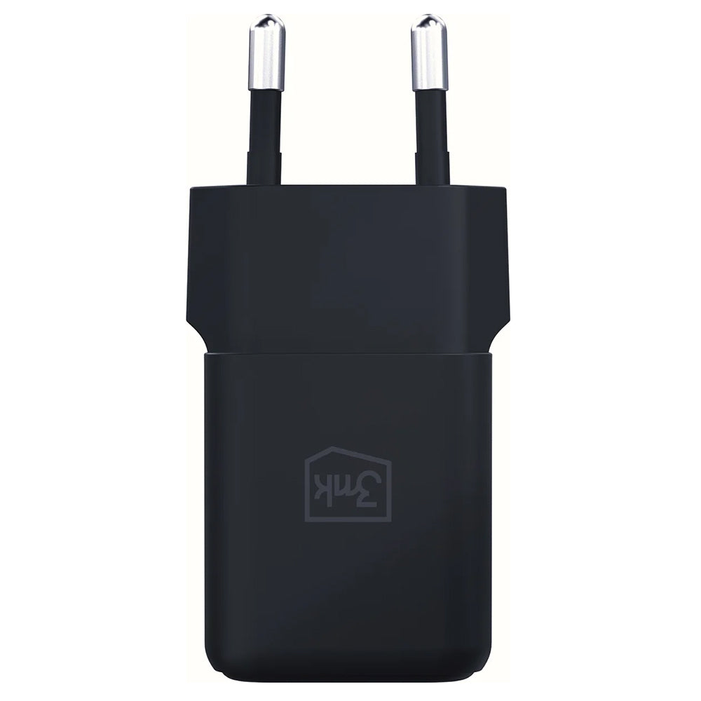 Caricabatterie Retea 3MK Hyper, 20W, 3A, 1 x USB-A - 1 x USB-C, Nero