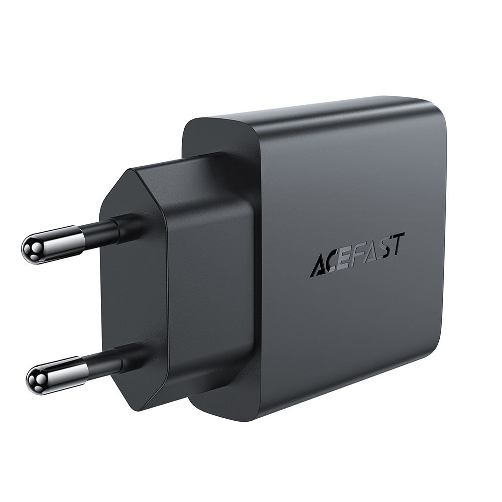 Caricabatterie Retea Acefast A69, 30W, 3A, 1 x USB-A - 1 x USB-C, Nero