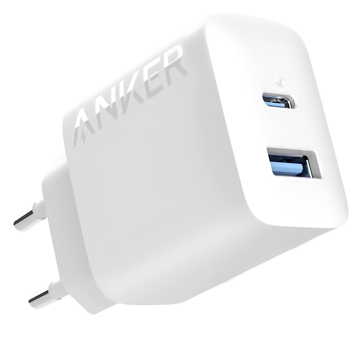 Anker 312 Caricabatterie di rete, 20W, 3A, 1 x USB-A - 1 x USB-C, Bianco A2348G21