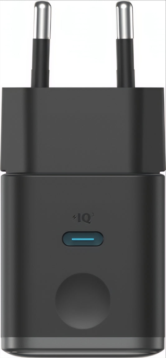 Caricatore da rete Anker Nano Display, 45W, 3A, 1 x USB-C, Nero A121DG11