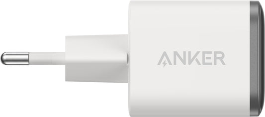 Caricatore da rete Anker Nano Display, 45W, 3A, 1 x USB-C, Bianco A121DG21