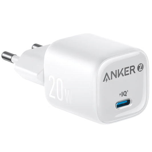Caricabatterie Rete Anker Zolo, 20W, 3A, 1 x USB-C, Bianco A2699G21