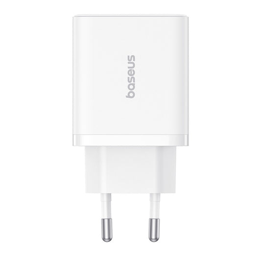 Caricabatterie Retea Baseus Cube, 30W, 3A, 2 x USB-A - 1 x USB-C, Bianco P10111402213-00