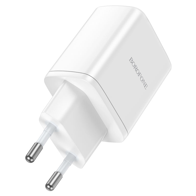Caricabatterie di rete Borofone BN9, 35W, 3A, 2 x USB-C, bianco
