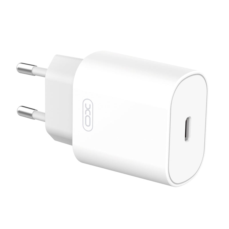 Caricabatterie Rete XO Design, 25W, 3A, 1 x USB-C, Bianco