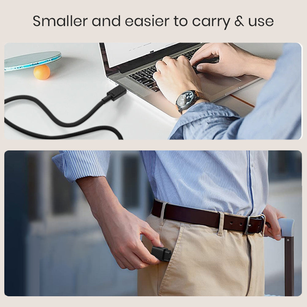 Caricabatterie Rete con Cavo Lightning Lito LC15L, 20W, 3A, 1 x USB-A - 1 x USB-C, Nero