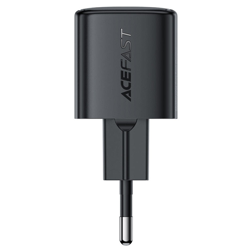 Caricabatterie da rete con cavo USB-C Acefast A118, 30W, 3A, 1 x USB-C, Nero