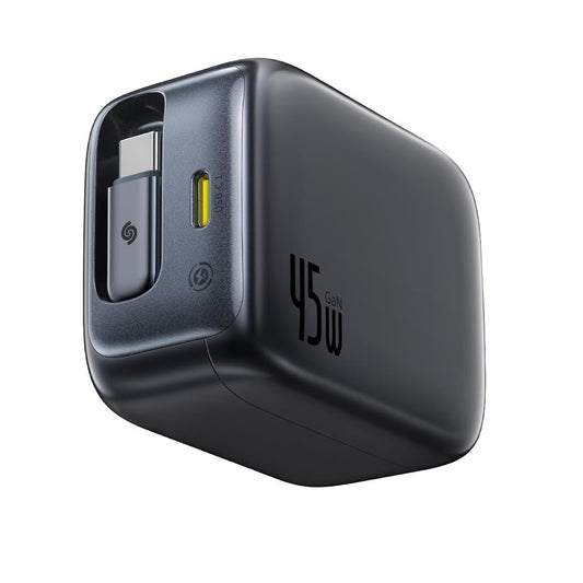 Caricabatterie Rete Con Cavo USB-C Baseus EnerCore CJ11, 45W, 3A, 1 x USB-C, Nero Z0004800