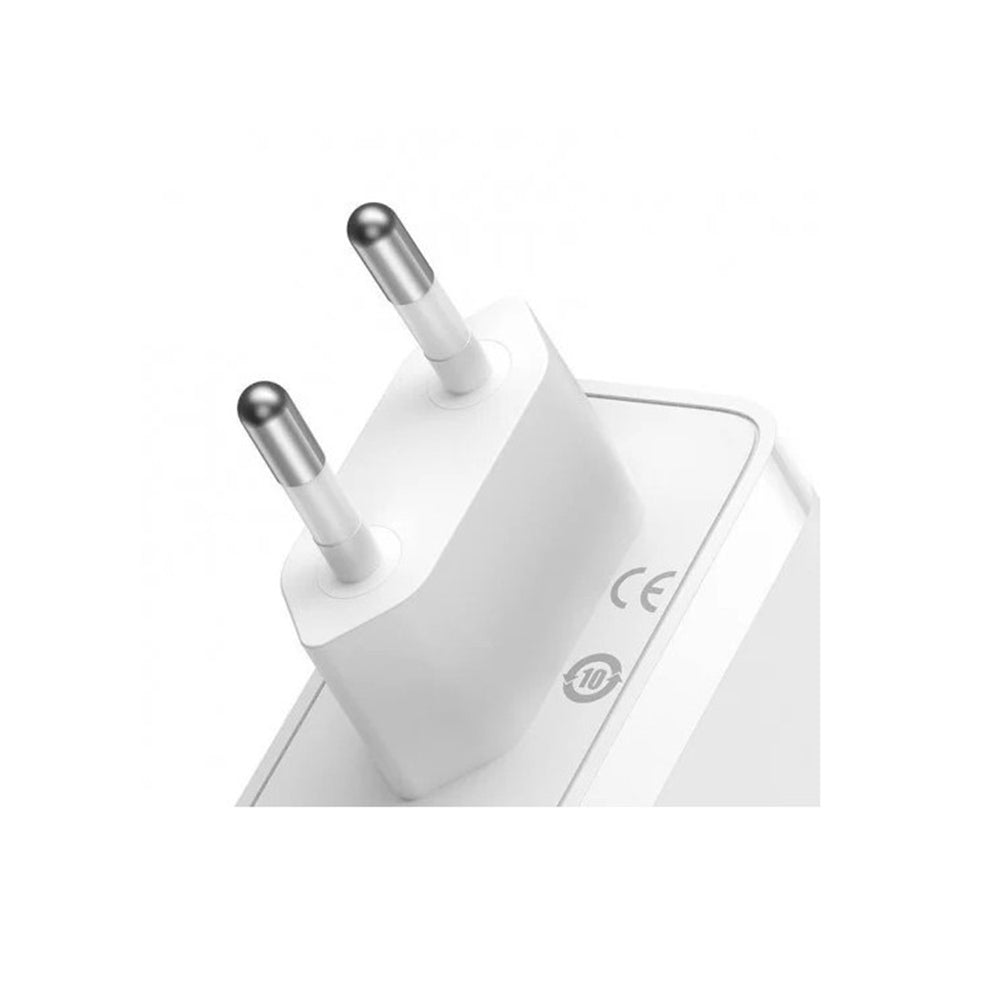Caricabatterie Rete con Cavo USB-C Baseus GaN5 Pro, 140W, 5A, 1 x USB-A - 2 x USB-C, Bianco CCGP100202