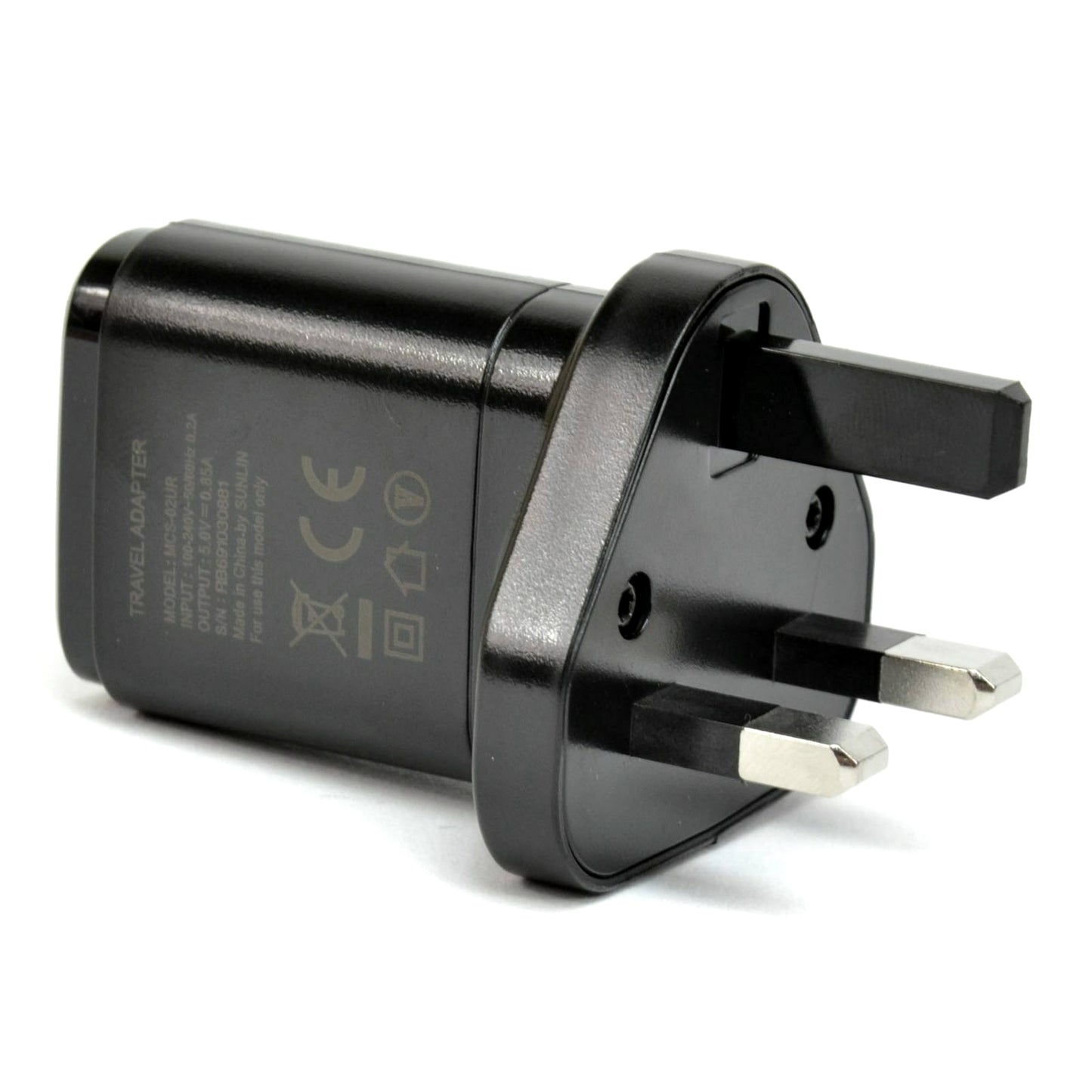 Caricatore di Rete LG UK, 4.25W, 0.85A, 1 x USB-A, Nero MCS-02UR