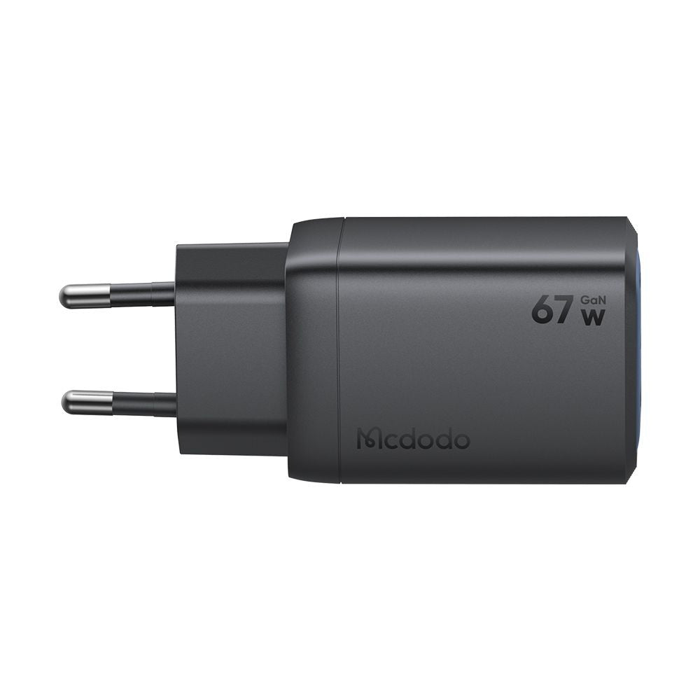 Caricabatterie Rete McDodo CH-0970 Gana Mini, 67W, 3A, 1 x USB-A - 2 x USB-C, Nero