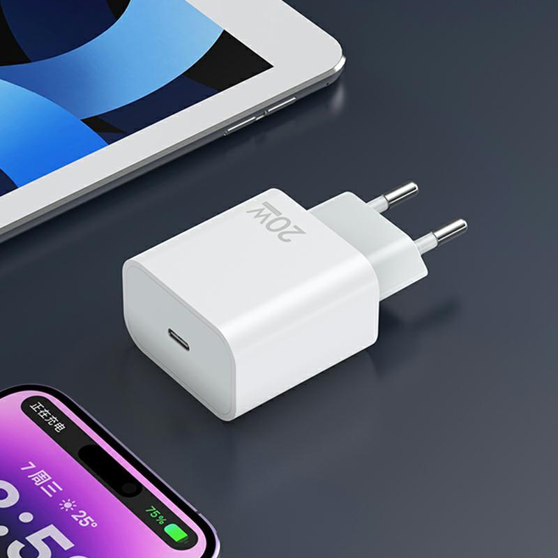 Caricabatterie Rete Sendem OG73, 20W, 3A, 1 x USB-C, Bianco