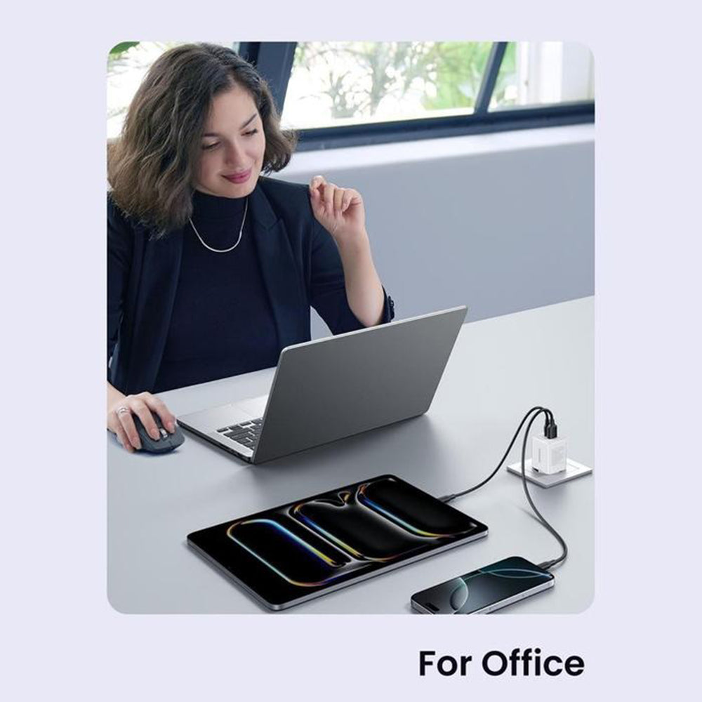 Caricabatterie da rete UGREEN X516, 30W, 3A, 1 x USB-A - 1 x USB-C, Rosa