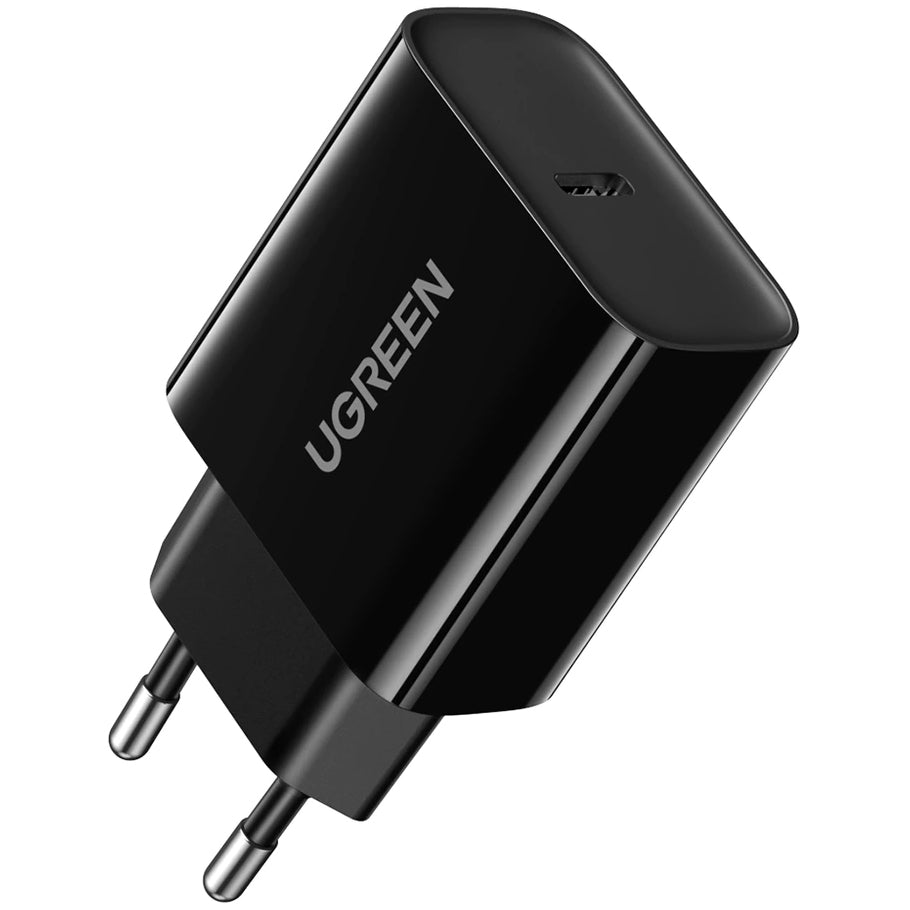 UGREEN CD137 Caricatore di rete, 18W, 3A, 1 x USB-C, nero