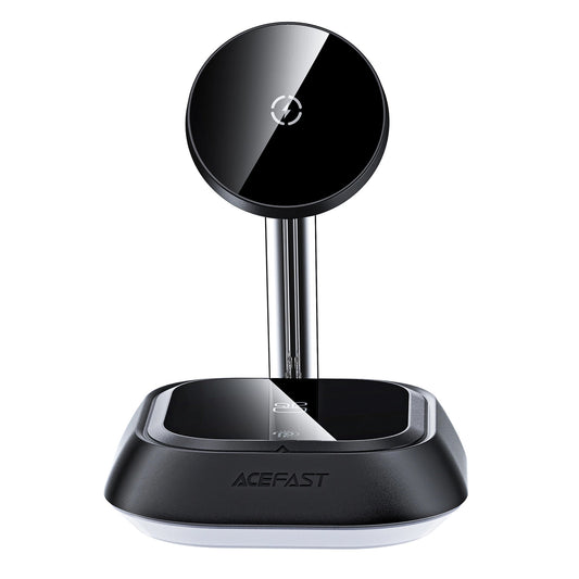 Caricabatterie Wireless Retea Acefast E16 3in1, 15W, 1.67A, Nero