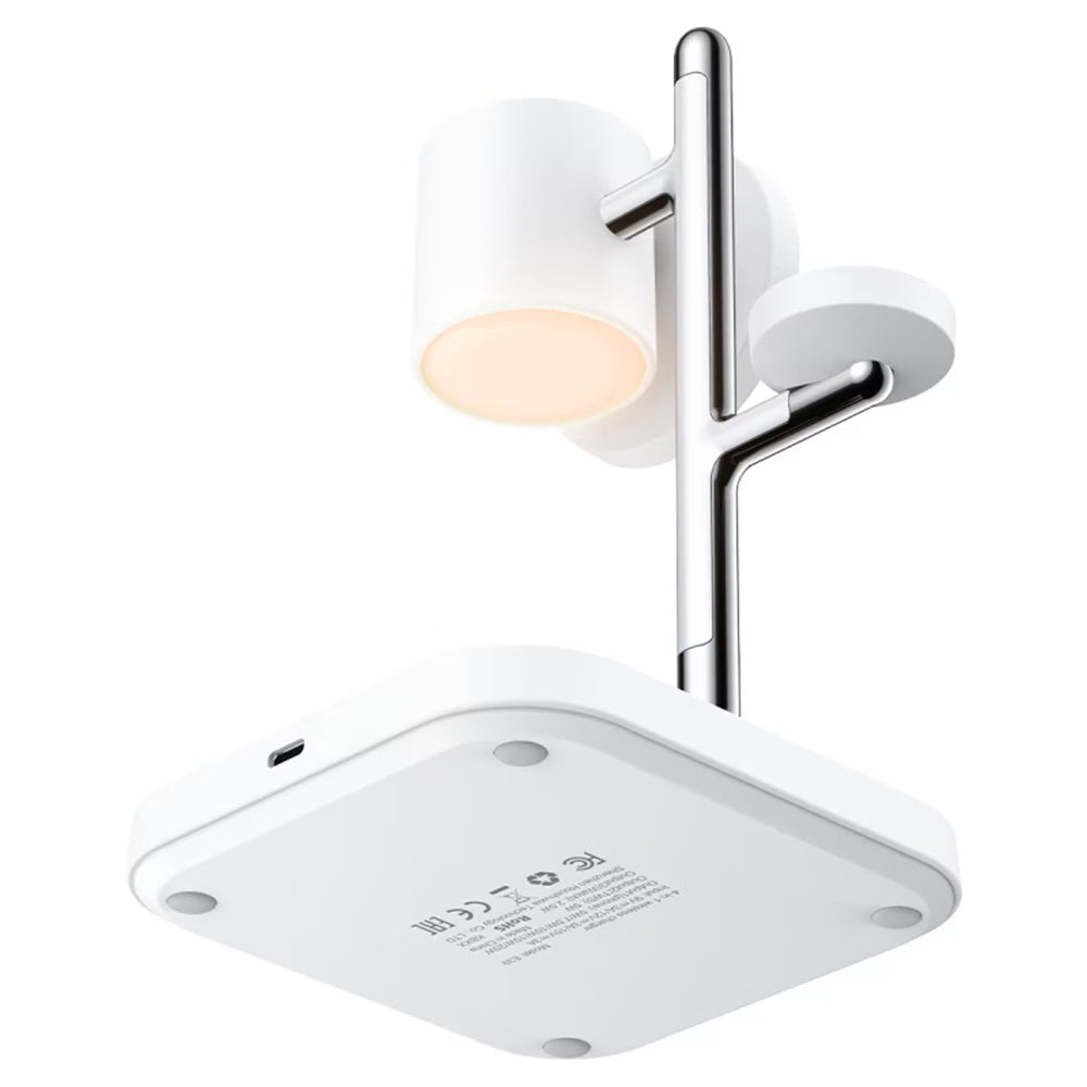 Caricabatterie Wireless Retea Acefast E39 3in1, 32.5W, Bianco