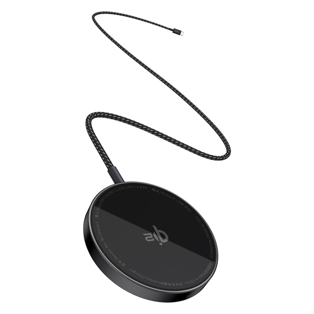Baseus Simple Mini4 Air Wireless Network Charger, 15W, 1.67A, Black P10278200111-00