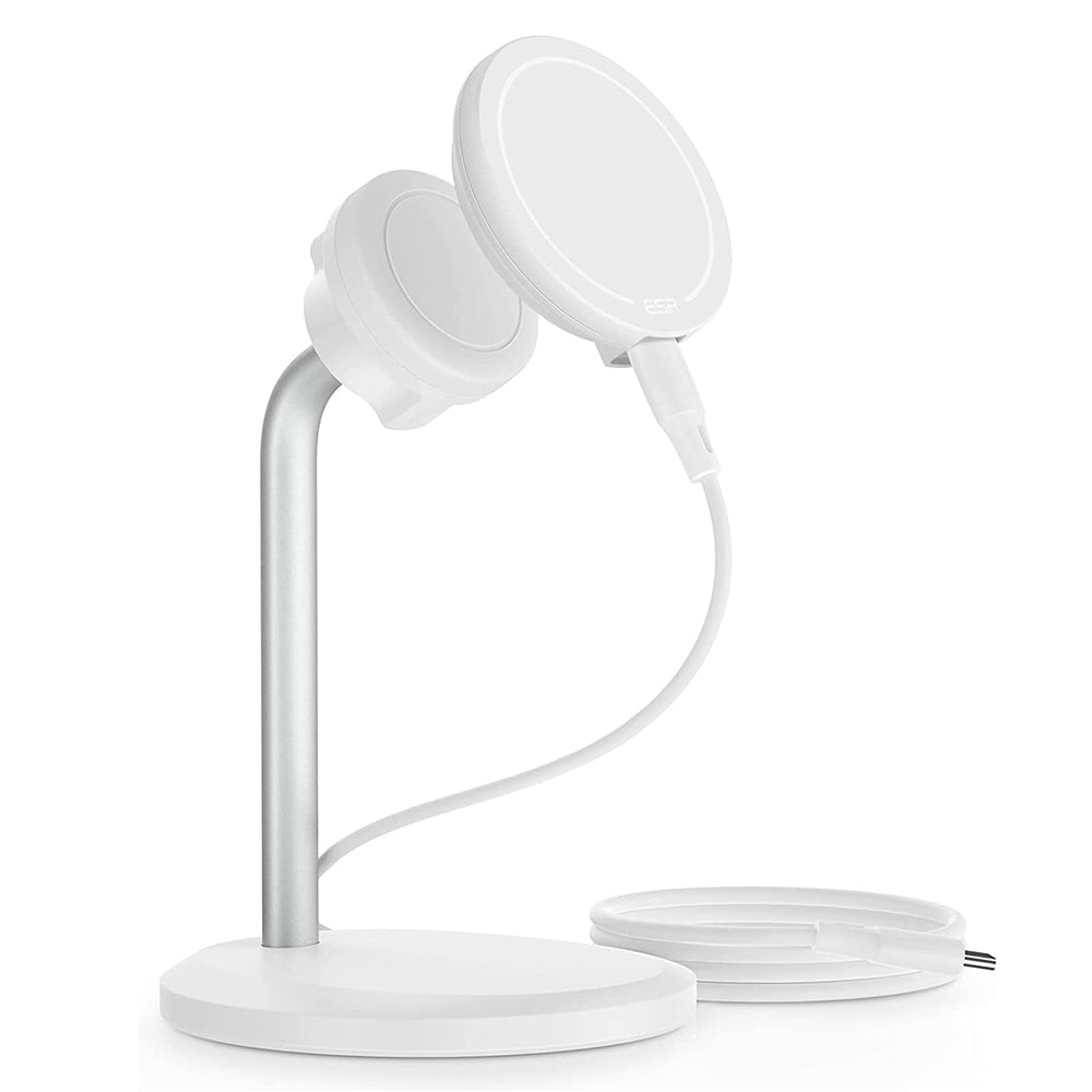 Caricabatterie Wireless ESR HaloLock Shift, 15W, 1.67A, Bianco