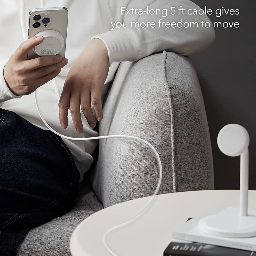 Caricabatterie Wireless ESR HaloLock Shift, 15W, 1.67A, Bianco