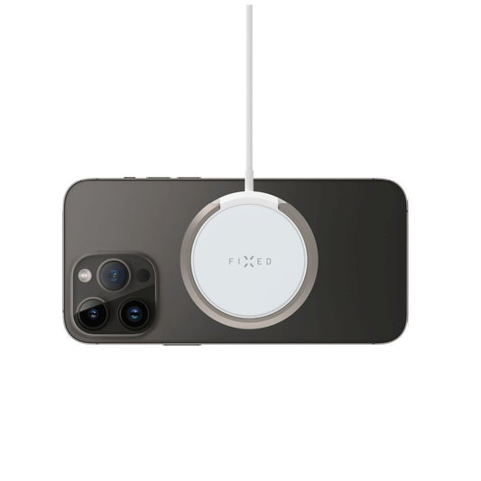 Caricabatterie Wireless Retea Fixed Ring, 15W, 1.67A, Bianco