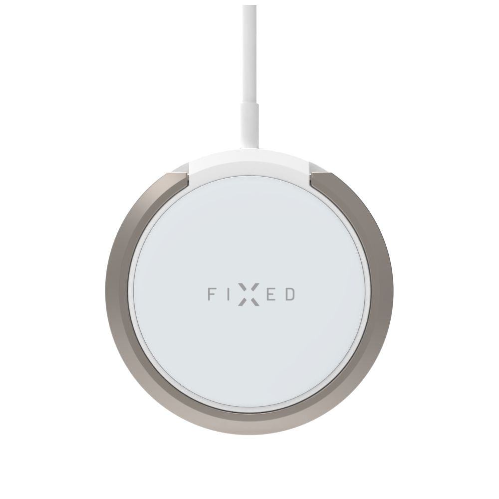 Caricabatterie Wireless Retea Fixed Ring, 15W, 1.67A, Bianco