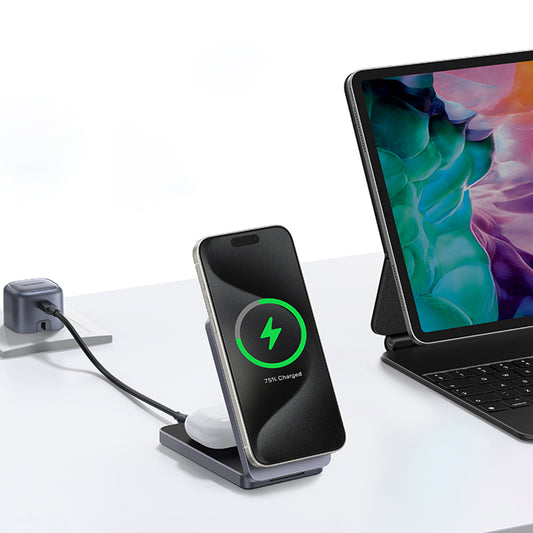 Caricabatterie Wireless da Rete UGREEN W706 2in1, 20W, 1.67A, Bianco